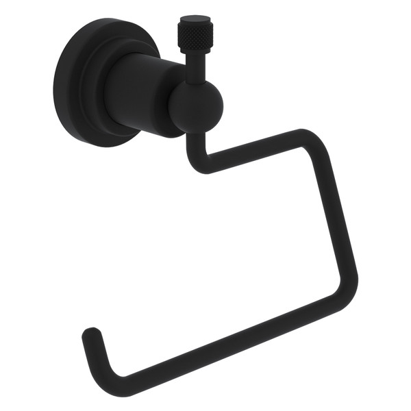 Campo Wall Mount Open Toilet Paper Holder - Matte Black | Model Number: A1492IWMB - Product Knockout
