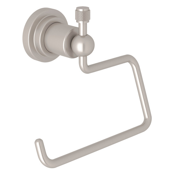 Campo Wall Mount Open Toilet Paper Holder - Satin Nickel | Model Number: A1492IWSTN - Product Knockout