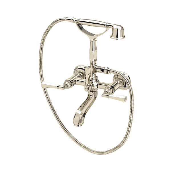 Palladian® Exposed Wall Mount Tub Filler - Polished Nickel | Model Number: A1901LMPN