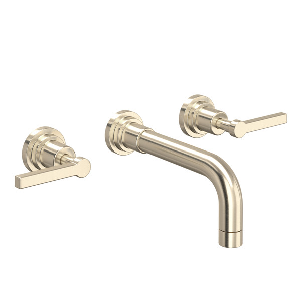 Lombardia® Wall Mount Lavatory Faucet Trim - Satin Nickel | Model Number: A2207LMSTNTO-2