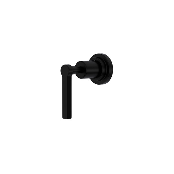 Lombardia Trim for Volume Control and 4-Port Dedicated Diverter - Matte Black with Metal Lever Handle | Model Number: A4212LMMBTO - Product Knockout