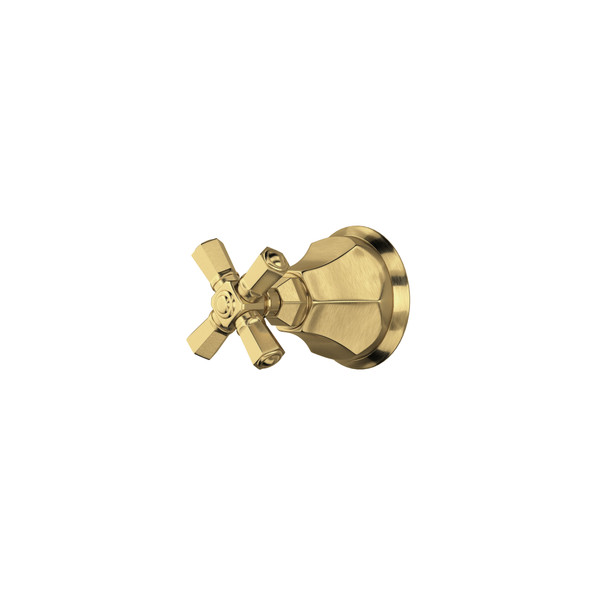 DISCONTINUED Palladian® Trim For Volume Control And Diverter - Satin Unlacquered Brass | Model Number: A4812XMSUBTO
