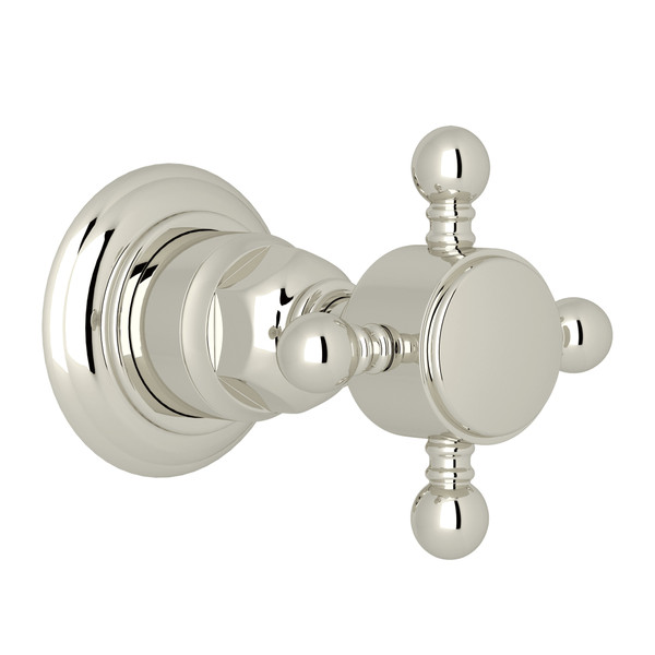 Trim for Volume Control and 4-Port Dedicated Diverter - Polished Nickel with Cross Handle | Model Number: A4912XMPNTO - Product Knockout
