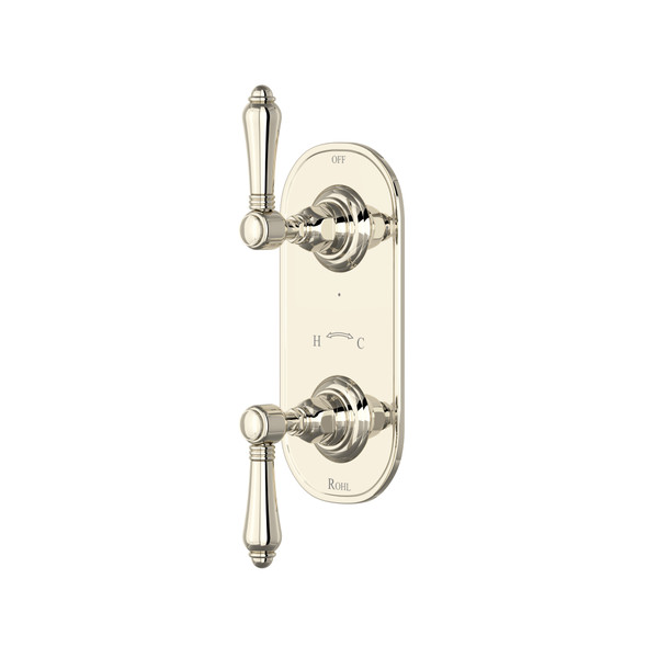 DISCONTINUED 1/2" Thermostatic Trim With Diverter - Polished Nickel | Model Number: A4964LMPN