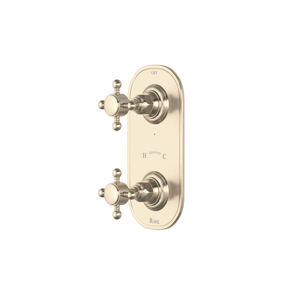 DISCONTINUED 1/2" Thermostatic Trim With Diverter - Satin Nickel | Model Number: A4964XMSTN