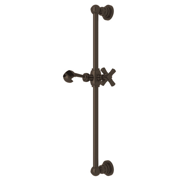 San Giovanni Slide Bar - Tuscan Brass with Cross Handle | Model Number: A8073XMTCB - Product Knockout