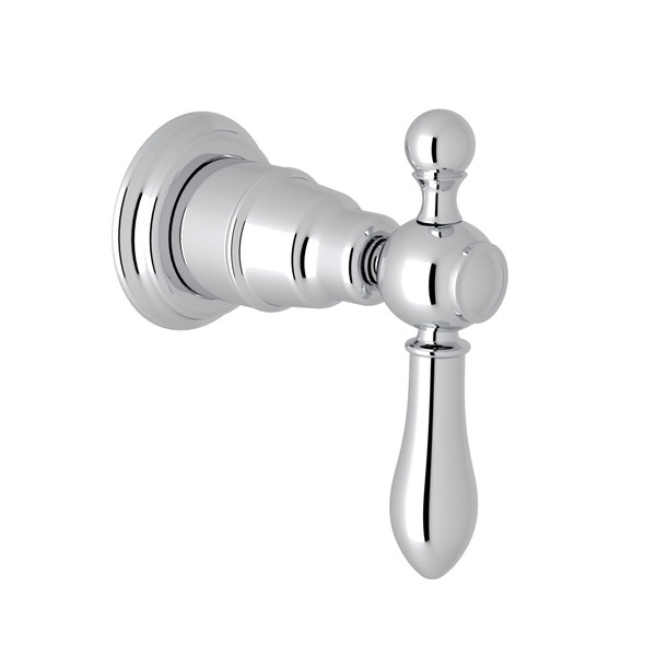 DISCONTINUED-Arcana Trim for Volume Control and Diverter - Polished Chrome with Metal Lever Handle | Model Number: AC195LM-APC/TO - Product Knockout