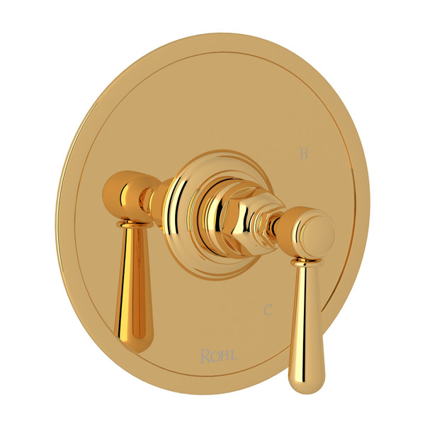 Garniture pour valve pression équilibrée sans déviateur Verona - Laiton italien avec poignée à levier en métal  | Numéro de modèle: ARB1410LMIB - Produit épuisé