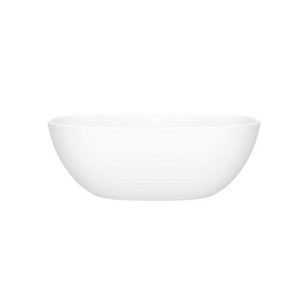 DISCONTINUED Barcelona 59" x 29" Freestanding Soaking Bathtub With Void - Standard White (Matte) | Model Number: BA1M-N-SM-OF