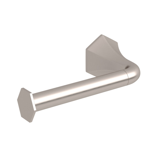 Bellia Wall Mount Open Toilet Paper Holder - Satin Nickel | Model Number: BE400-STN - Product Knockout