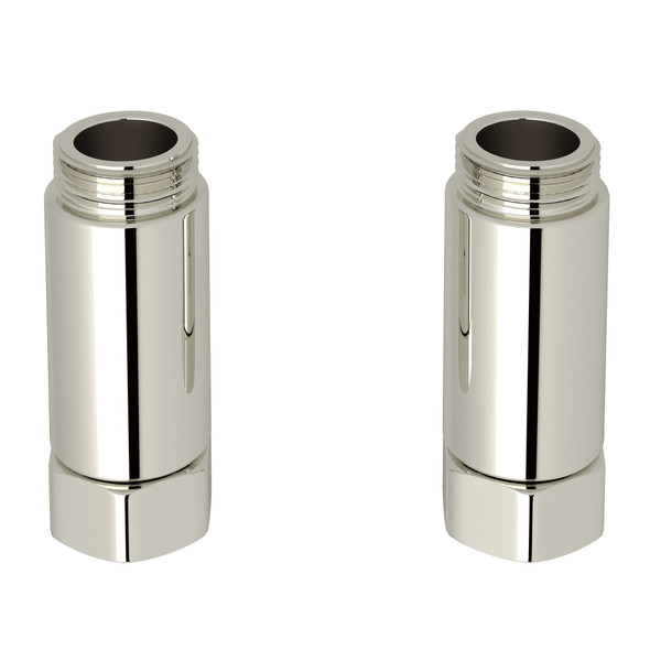 Union Adaptors - Set of 2 - Polished Nickel | Model Number: C5574EXTPN - Product Knockout