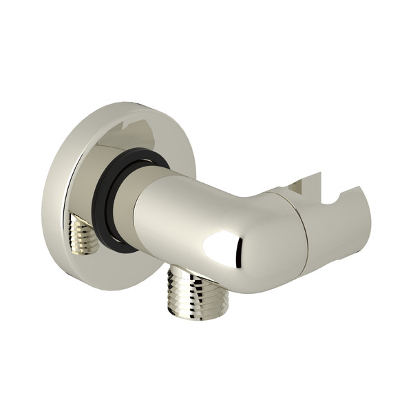 Pivoting Handshower Holder with Hose Outlet - Polished Nickel | Model Number: CD8000PN - Product Knockout