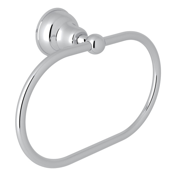 Arcana Wall Mount Towel Ring - Polished Chrome | Model Number: CIS4APC - Product Knockout