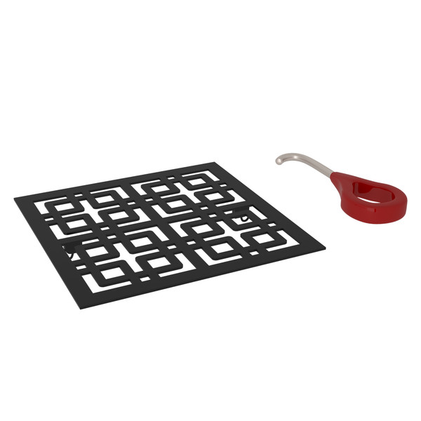 Weave Decorative Drain Cover - Matte Black | Model Number: DC3142MB
