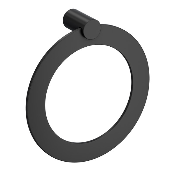 Eclissi™ Towel Holder - Matte Black | Model Number: EC25WTHMB