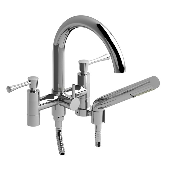 Edge Exposed Tub Filler Without Risers - Chrome | Model Number: ED06LC