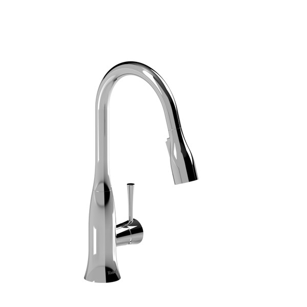 Edge Pulldown Bar and Food Prep Kitchen Faucet  - Chrome | Model Number: ED601C - Product Knockout