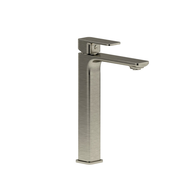 DISCONTINUED-Equinox Single Handle Tall Bathroom Faucet - Brushed Nickel | Model Number: EQL01BN-10 - Product Knockout