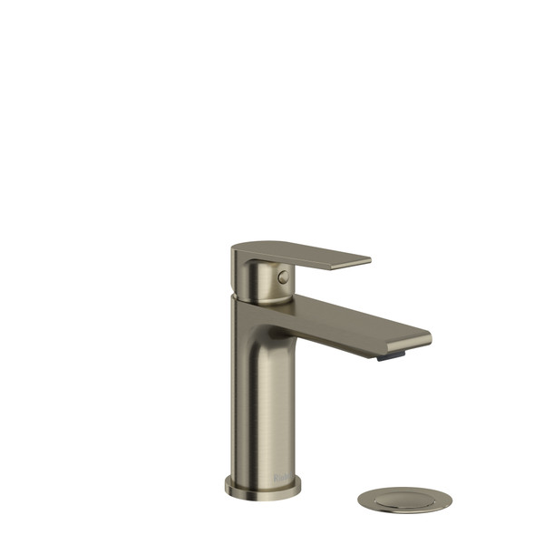 DISCONTINUÉ -Robinet de salle de bain à poignée simple Fresk - Nickel brossé | Numéro de modèle: FRS01BN-10 - Produit épuisé