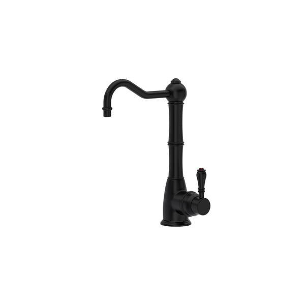 Acqui Column Spout Hot Water Faucet - Matte Black with Metal Lever Handle | Model Number: G1445LMMB-2 - Product Knockout
