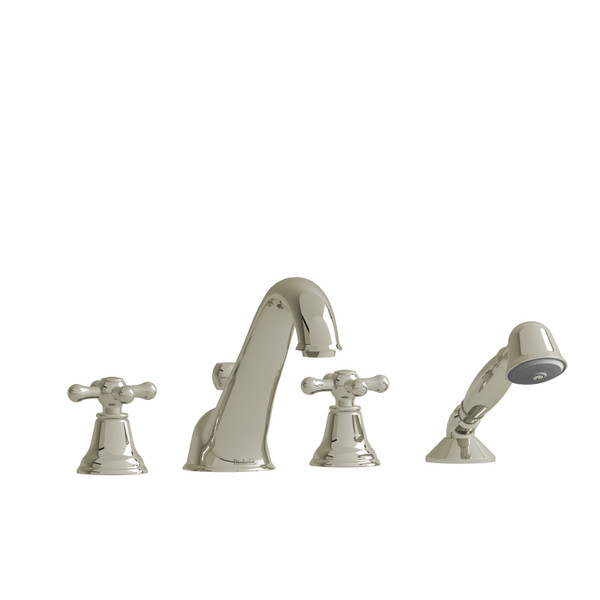 DISCONTINUED Classic 4-Hole Deck Mount Tub Filler - Polished Nickel | Model Number: GN12+PN