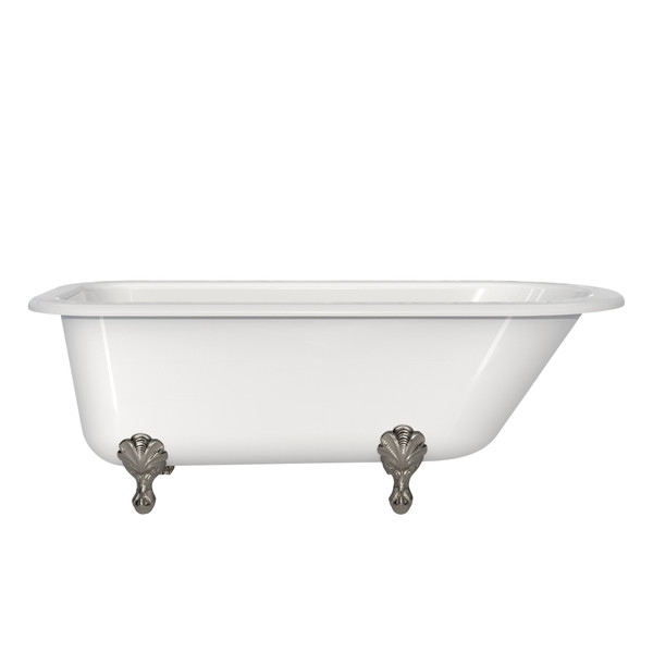 DISCONTINUED Hampshire 68 x 31" Freestanding Soaking Bathtub - Standard White (Gloss) | Model Number: HAM-N-SW-OF+FT-HAM-PN