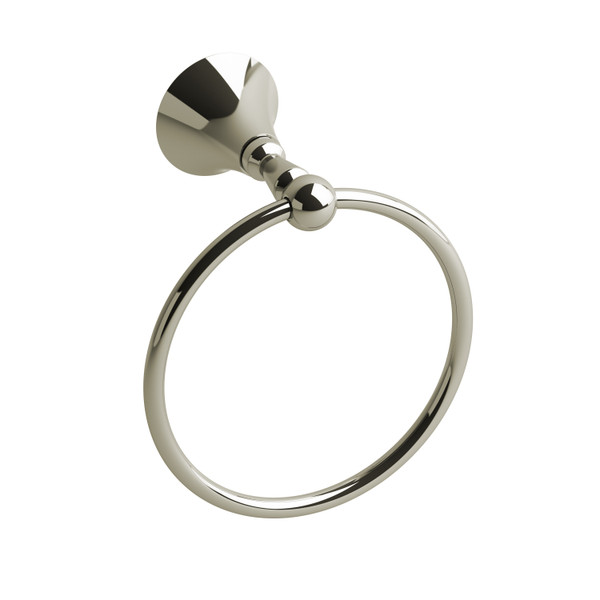 Hudson Towel Ring  - Polished Nickel | Model Number: HU7PN - Product Knockout