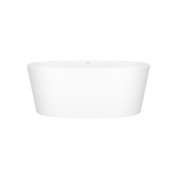 ios 60" x 32" Freestanding Soaking Bathtub - Standard White (Matte) | Model Number: IOSM-N-SM-NO