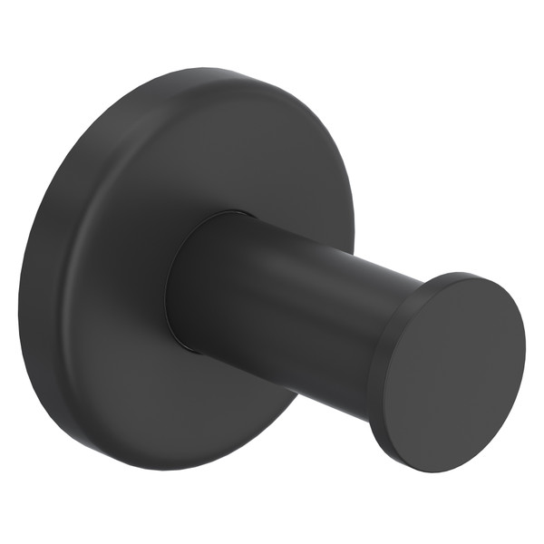 Lombardia® Robe Hook - Matte Black | Model Number: LO7MB