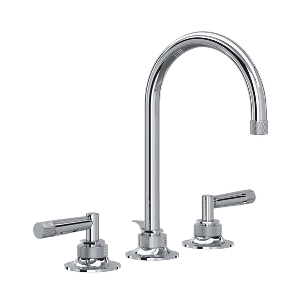Graceline® Widespread Lavatory Faucet With C-Spout - Polished Chrome | Model Number: MB2019LMAPC-2