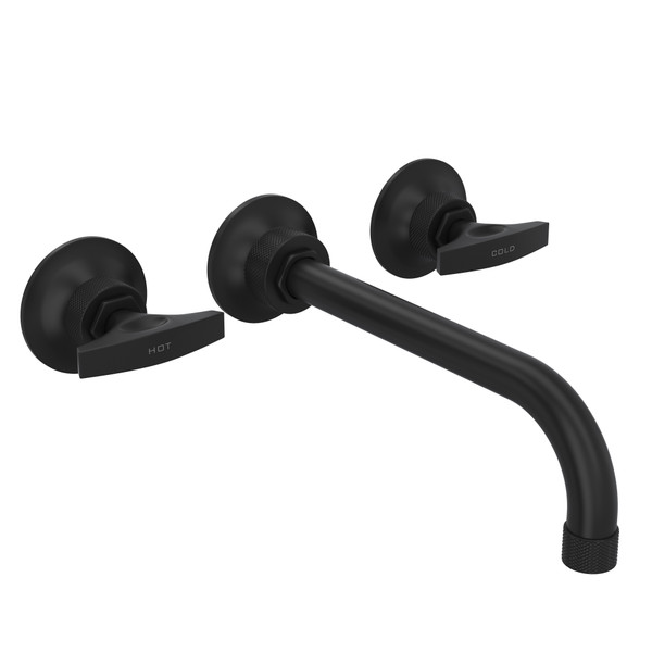 Graceline® Wall Mount Tub Filler Trim - Matte Black | Model Number: MB2037DMMBTO