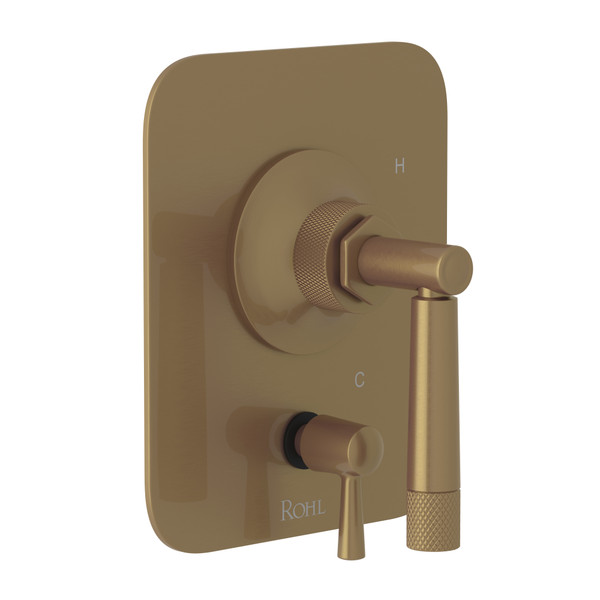 Garniture pour valve pression équilibrée avec déviateur Graceline  - Laiton français avec poignée à levier en métal  | Numéro de modèle: MB2044NLMFB - Produit épuisé