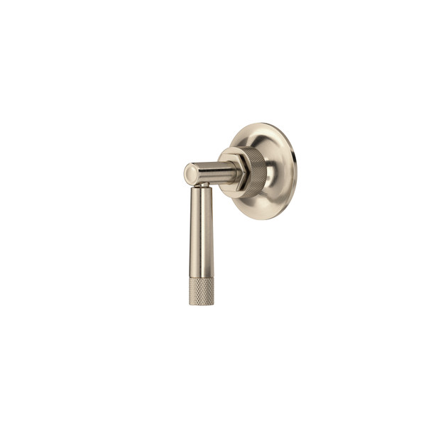 Graceline Trim for Volume Control and 4-Port Dedicated Diverter - Satin Nickel with Metal Lever Handle | Model Number: MB2048LMSTN - Product Knockout