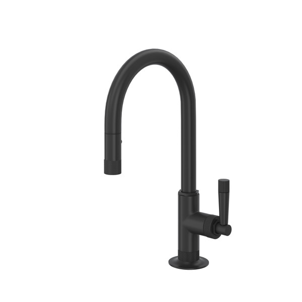 Graceline® Pull-Down Bar/Food Prep Kitchen Faucet With C-Spout - Matte Black | Model Number: MB7930SLMMB-2