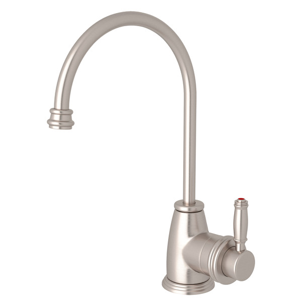 DISCONTINUED-Gotham C-Spout Hot Water Faucet - Satin Nickel with Metal Lever Handle | Model Number: MB7945LMSTN-2 - Product Knockout
