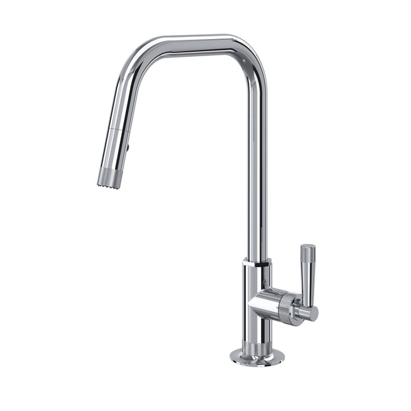 Graceline Pull-Down Kitchen Faucet with U-Spout - Polished Chrome | Model Number: MB7956LMAPC - Product Knockout
