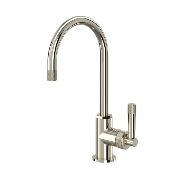 Graceline® Bar/Food Prep Kitchen Faucet With C-Spout - Polished Nickel | Model Number: MB7960LMPN