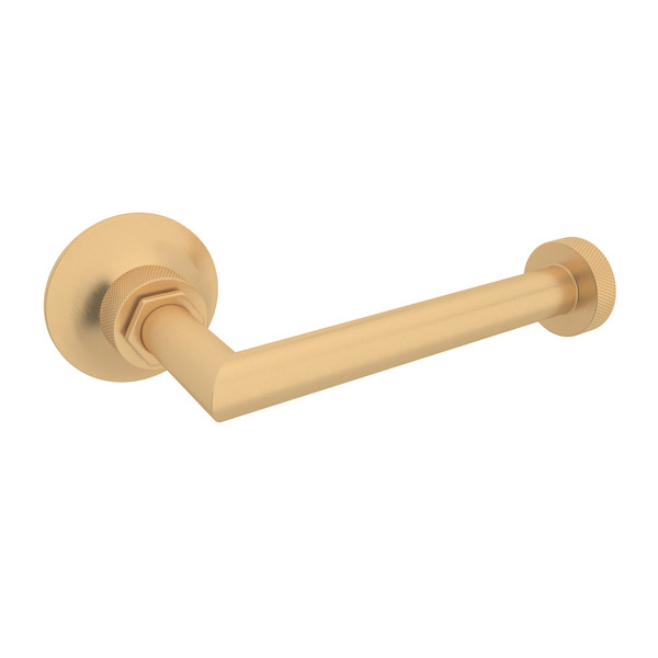 DISCONTINUED-Graceline Wall Mount Single Toilet Paper Holder - Satin Brass | Model Number: MBG8STB - Product Knockout