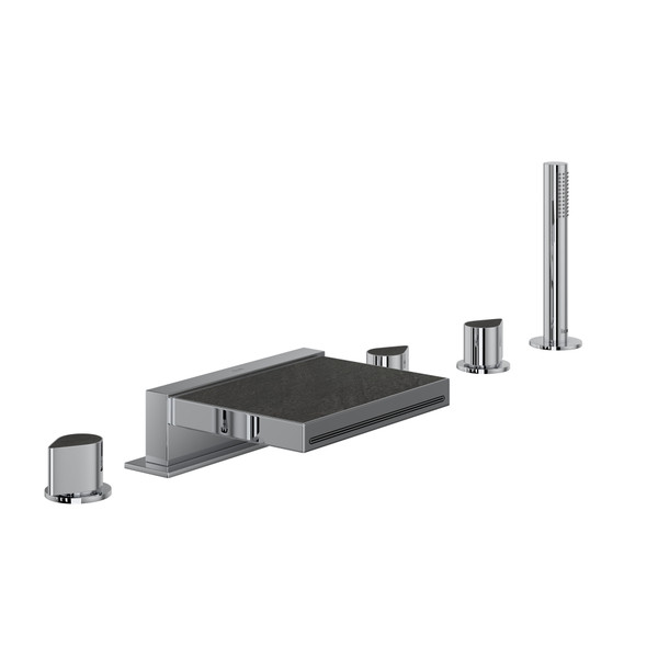 DISCONTINUED Miscelo™ 5-Hole Deck Mount Tub Filler - Polished Chrome | Model Number: MI05D5GQAPC