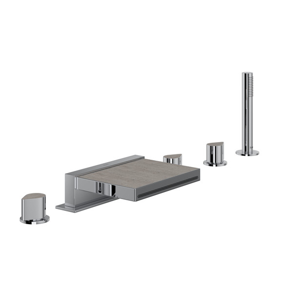 DISCONTINUED Miscelo™ 5-Hole Deck Mount Tub Filler - Polished Chrome | Model Number: MI05D5WBAPC