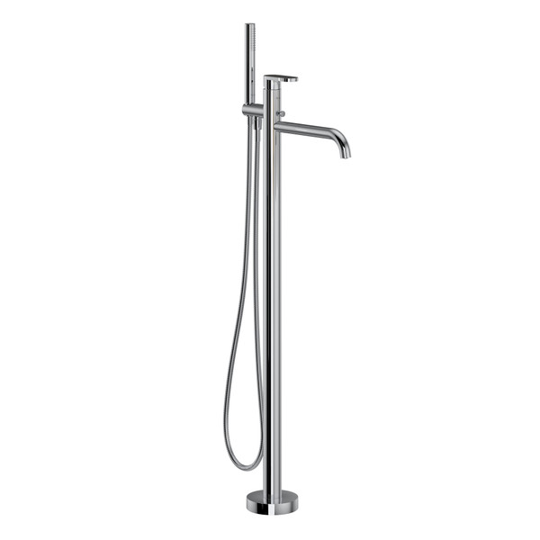 DISCONTINUED Miscelo™ Single Hole Floor Mount Tub Filler Trim - Polished Chrome | Model Number: MI05F1GQAPC