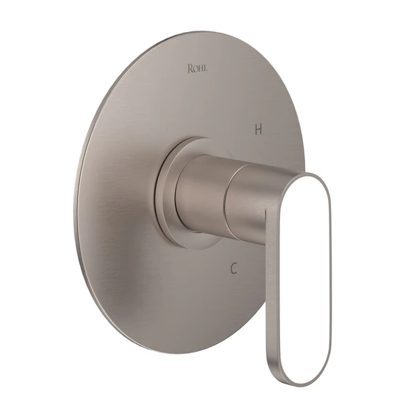 DISCONTINUED Miscelo™ 1/2" Pressure Balance Trim Without Diverter - Satin Nickel | Model Number: MI10W1BLSTN