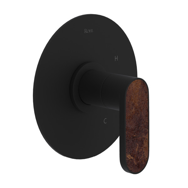 DISCONTINUED Miscelo™ 1/2" Pressure Balance Trim Without Diverter - Matte Black | Model Number: MI10W1SDMB