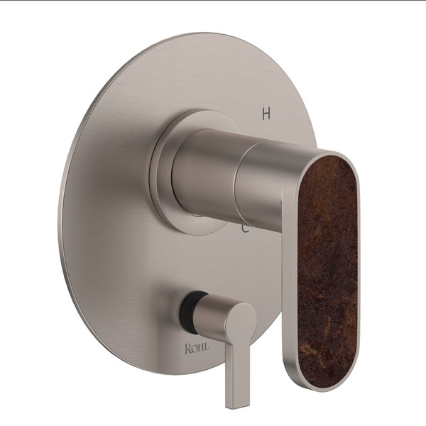 DISCONTINUED Miscelo™ 1/2" Pressure Balance Trim With Diverter - Satin Nickel | Model Number: MI11W1SDSTN