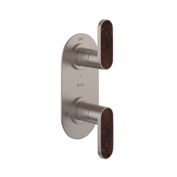 DISCONTINUED Miscelo™ 1/2" Thermostatic Trim With Diverter - Satin Nickel | Model Number: MI12W2SDSTN