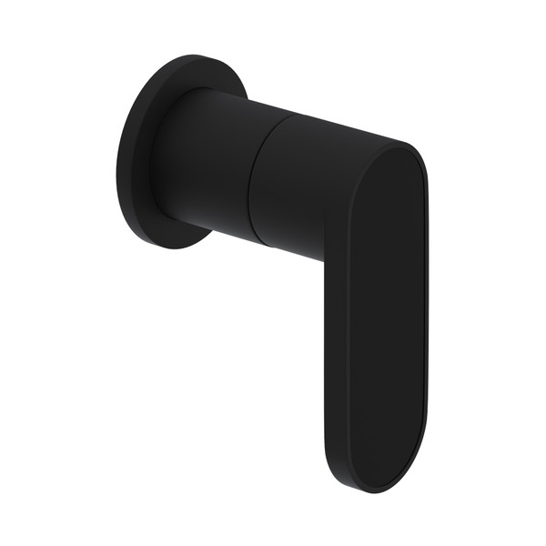 Miscelo Trim for Volume Control and Diverter - Matte Black Spout with Nero Insert with Lever Handle with Insert | Model Number: MI18W1NRMB - Product Knockout