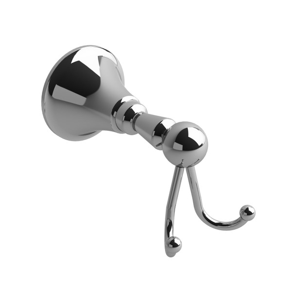 Momenti™ Double Robe Hook - Chrome | Model Number: MM0C