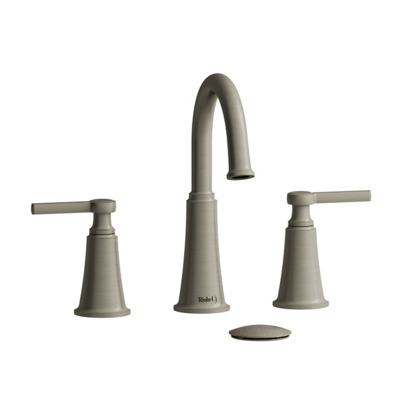 DISCONTINUED Momenti™ Widespread Lavatory Faucet With C-Spout - Brushed Nickel | Model Number: MMRD08LBN-10