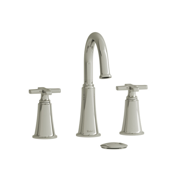 DISCONTINUED Momenti™ Widespread Lavatory Faucet With C-Spout - Polished Nickel | Model Number: MMRD08XPN