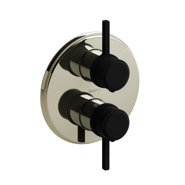 DISCONTINUÉ Système multifonction à pression équilibrée et thermostatique 3/4 po Momenti™ - Nickel poli/noir | Numéro de modèle: MMRD83LPNBK